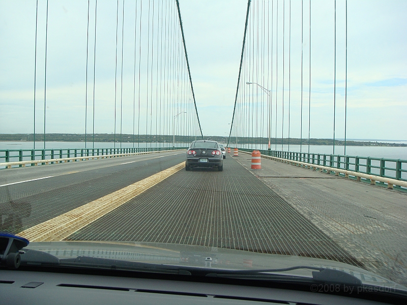 245 Memorial Day [2008 May 23].JPG - Scenes of the Mackinac Bridge.